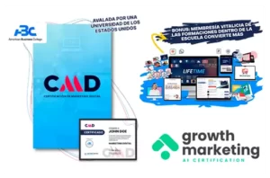 Certificación en Marketing Digital y Growth Marketing + Inteligencia Artificial aplicada al Marketing Digital (CMD)